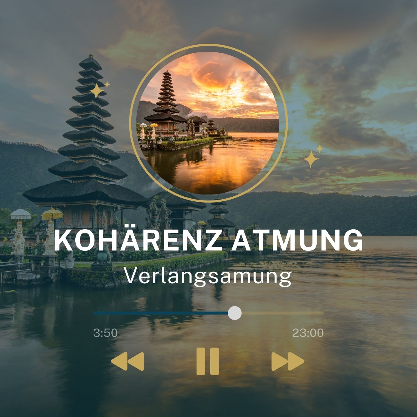 geführte Herz-Kohärenz Atmung: Verlangsamung