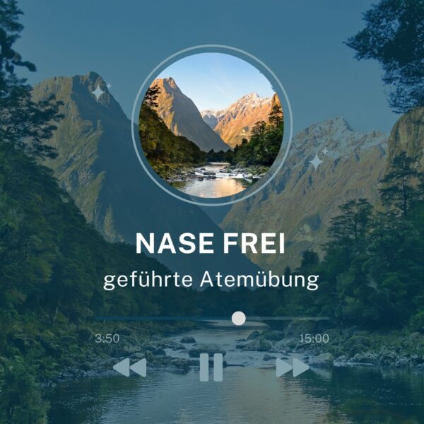 Atemübung bei Erkältung und verstopfter Nase