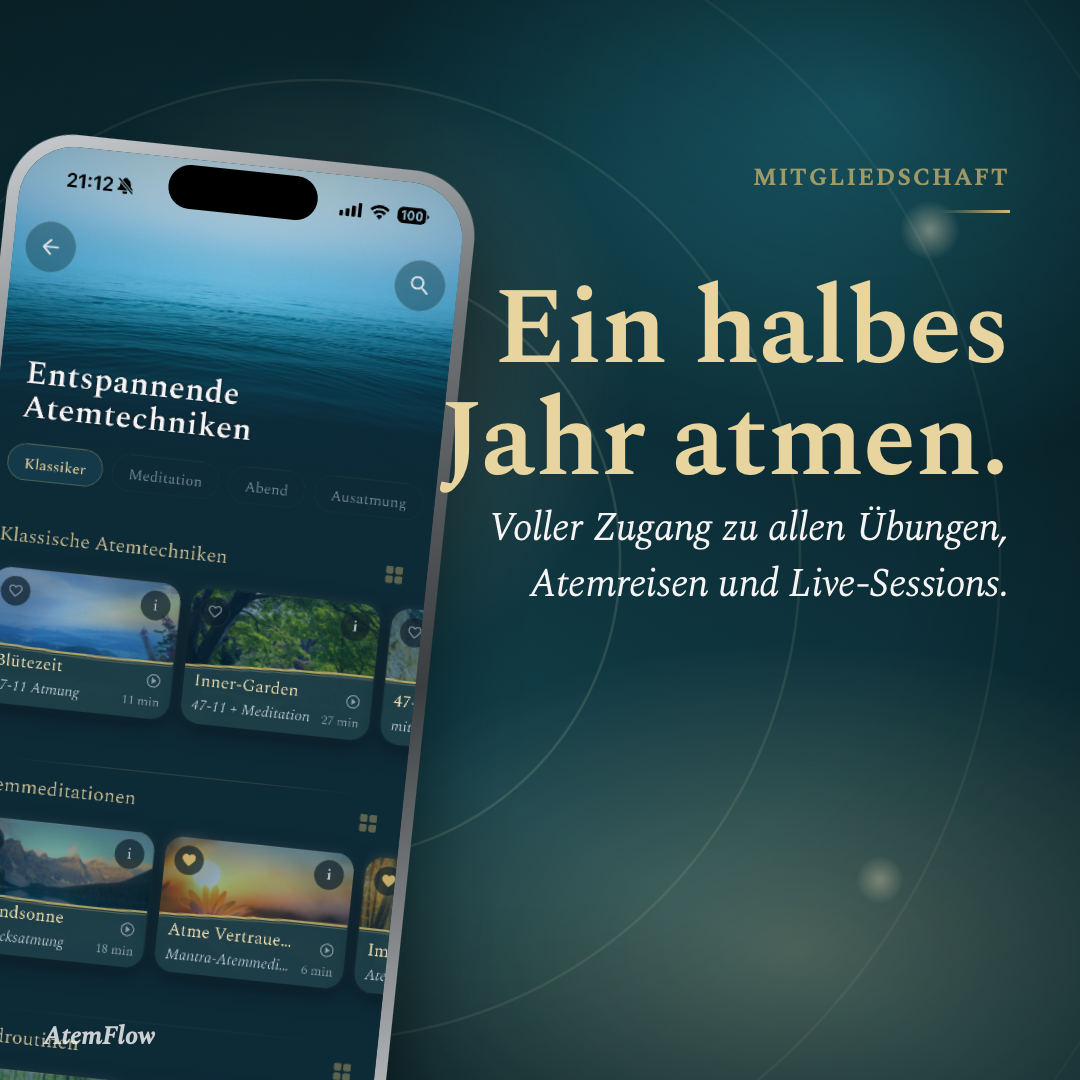 Halbjahresmitgliedschaft AtemFlow Studio