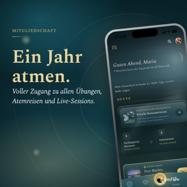 Jahresmitgliedschaft AtemFlow Studio