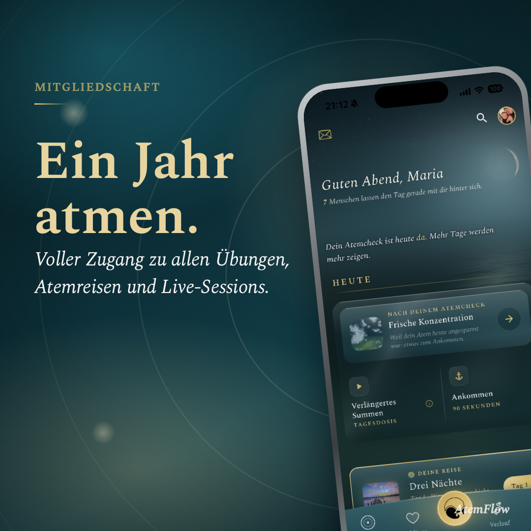 Jahresmitgliedschaft AtemFlow Studio